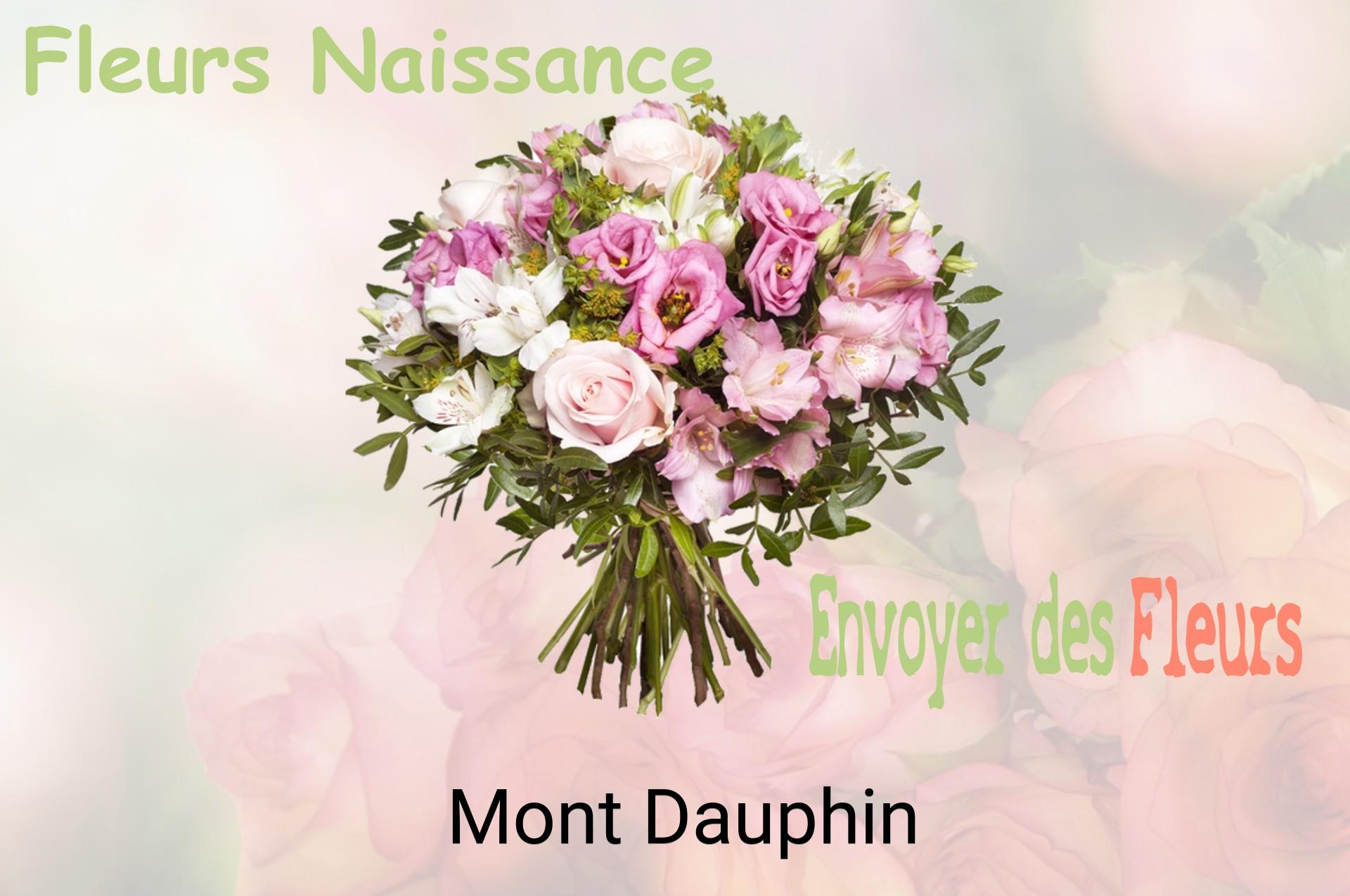 Bouquet de fleurs de naissance livré à Mont-Dauphin